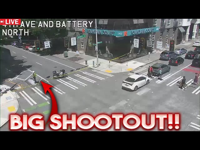 BREAKING: SHOOTOUT BETWEEN SUSPECT AND POLICE.