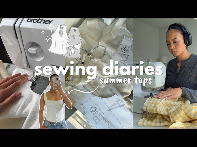 My Summer Wardrobe Needed These Tops | Sewing Diaries