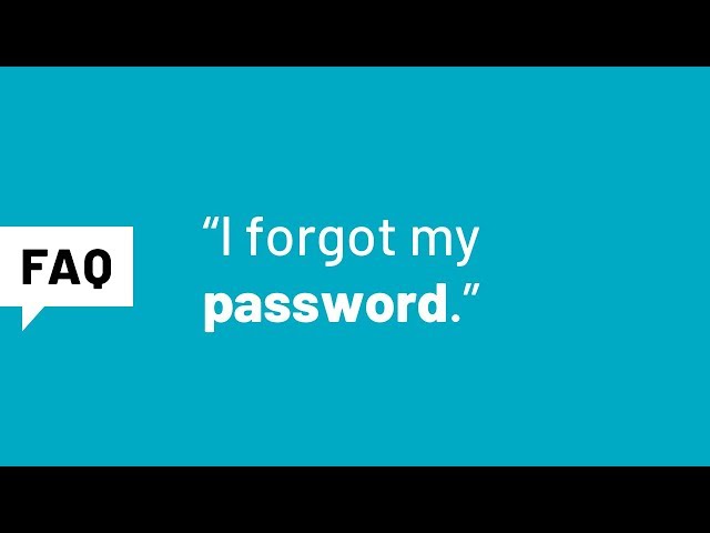 GCFLearnFree.org FAQ: I forgot my password. How do I find out what it is?
