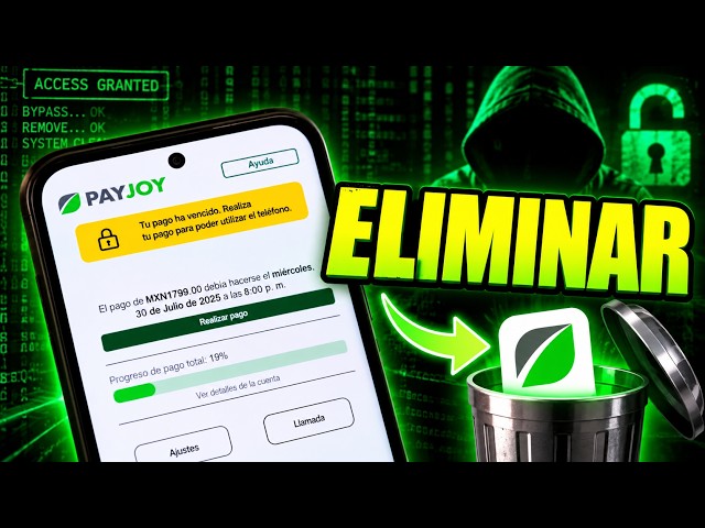 Como Eliminar PAYJOY (Celular Bloqueado Por Falta de Pago) - Sin Pagar