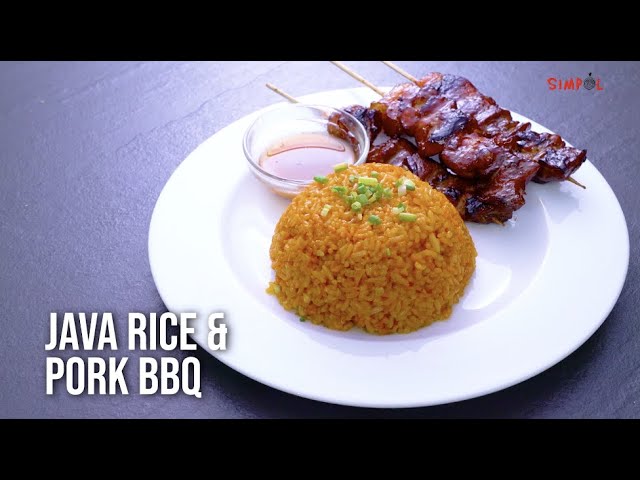 Java Rice & Pork BBQ, SIMPOL!