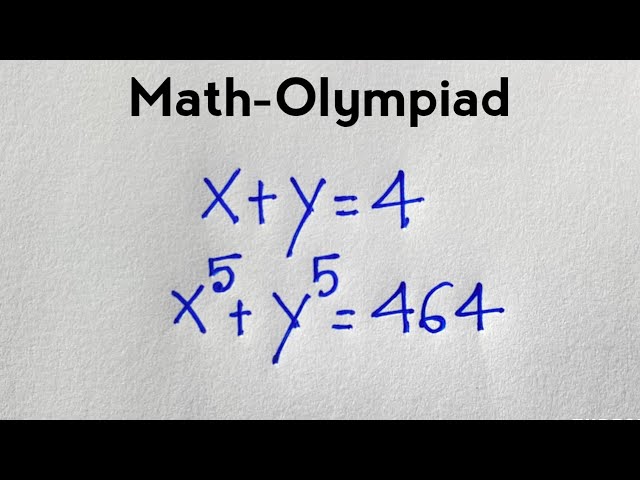 Harvard University admission interviews tricks | A nice math olympiad algebra problems (x,y)=?