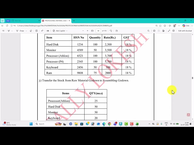 Tally Prime 7.1 Multi-Branch & Batch Wise Details in Telugu | Expiry & Mfg Date Class 🚀