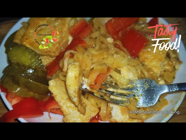 Samyang Noodles with Tofu & Chicken #cooking