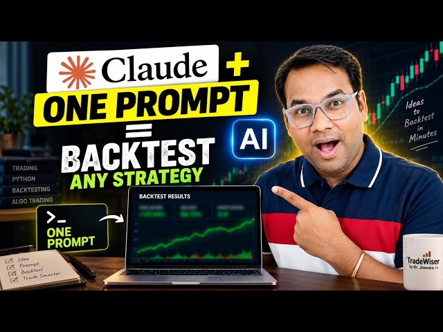 Claude + One Prompt = Backtest any strategy (No Code Backtesting)
