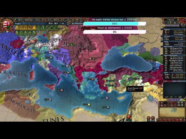 Feeding Byzantium & PU Guide! EU4 - Ep. 9 Hungary (Subtitles)