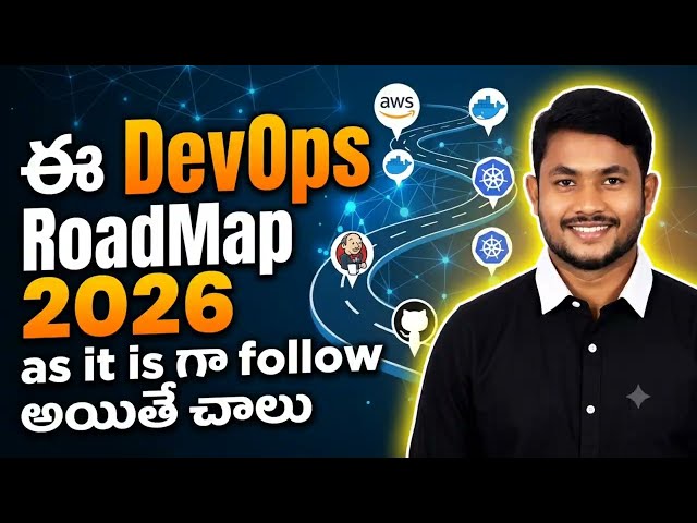 🚀 DevOps Roadmap 2026 in Telugu | 30 Days Complete Learning Plan | Beginner to DevOps Engineer