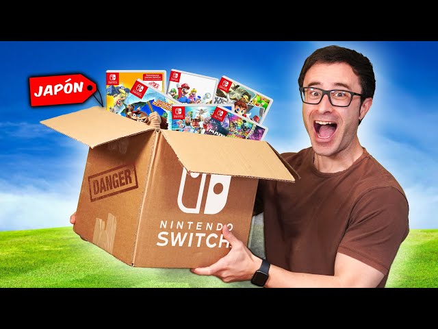 😱 Recibo una CAJA MISTERIOSA desde JAPÓN con ¡JUEGOS de NINTENDO SWITCH SORPRESA!