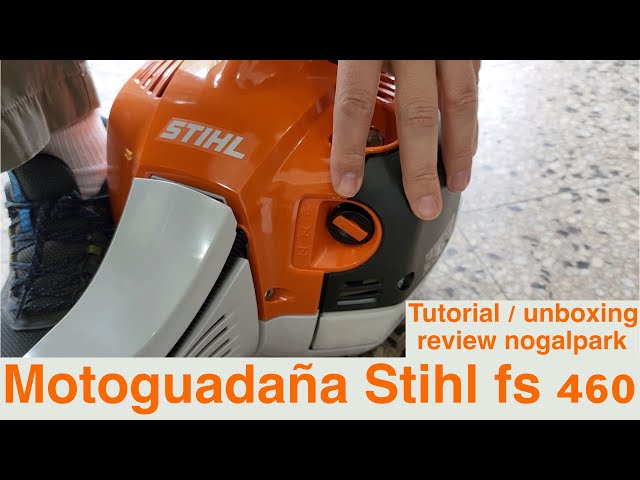 Desbrozadora STIHL FS 460 C M TRONIC la nueva Motoguadaña Stihl - Tutorial unboxing review NOGALPARK