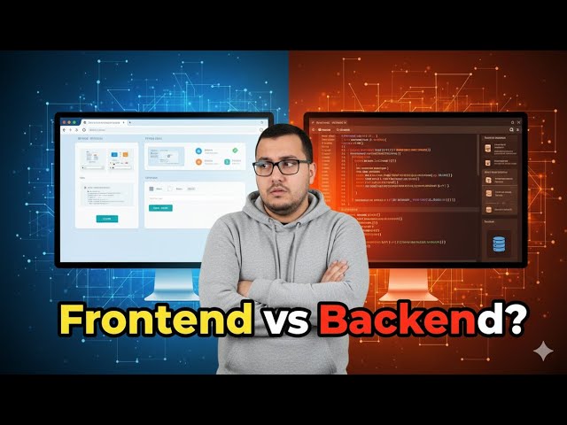 HTML, CSS, JavaScript Explained for Beginners | Frontend & Backend Full Guide