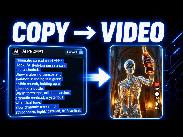 How to Create Viral AI Videos With a Copy-and-Paste Workflow