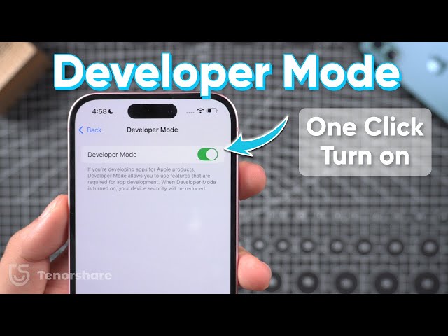 How to Enable Developer Mode on iPhone - Developer Mode Not Showing Fix