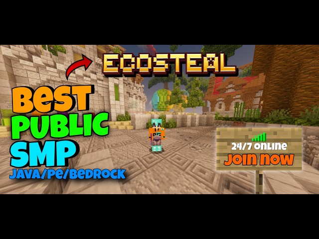 Best Public Survival Smp • Best Ping & No Lag #minecraft #smp