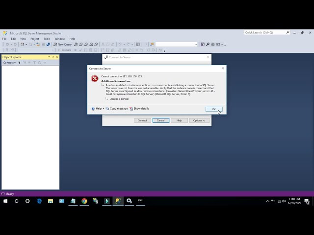 How to Connect SQL Server 2019 with TCP/IP