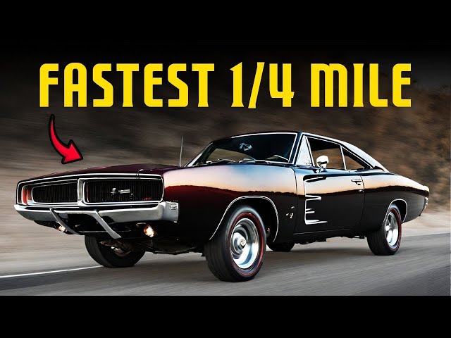 100 FASTEST American Old Muscle Cars Over The Quarter Mile (1960s to 2010s)