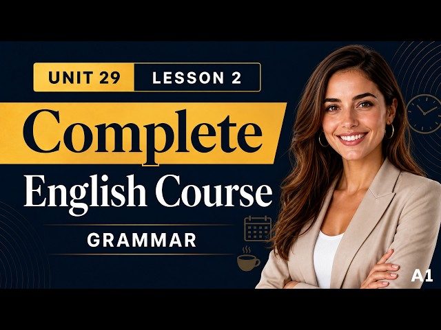 A1 U29.2 | Present Continuous vs Present Simple Explained | Grammar Lesson | English Course A1 Level