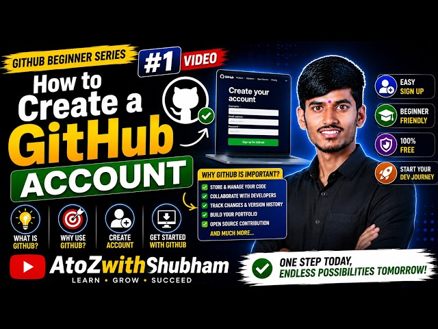 How to Create a GitHub Account | GitHub Tutorial for Beginners | GitHub Beginner Series #1