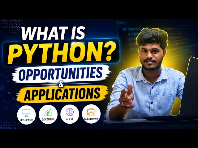 Python Explained for Beginners | Uses, Career Opportunities & Applications| Tamil #tamil