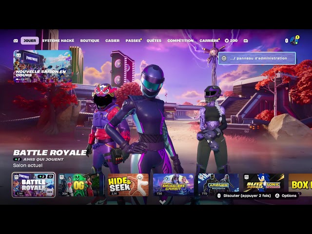 Live fr/eng Fortnite Top 1 = Train