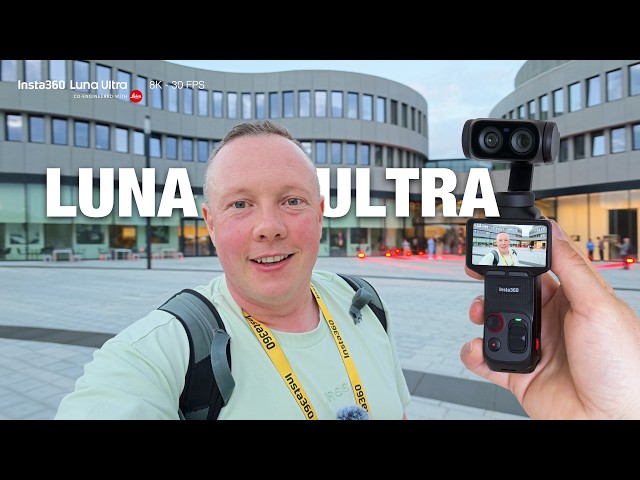 Insta360 Luna Ultra Vlog - Serious competition for the DJI Pocket 4 & Pocket 4P!