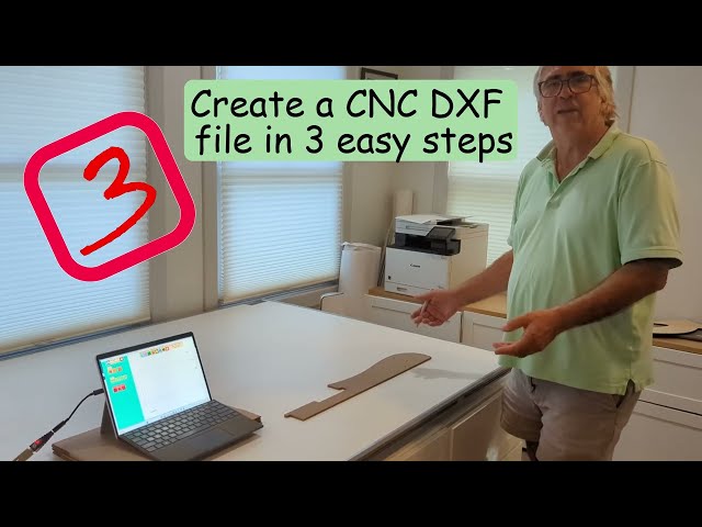 Create a CNC DXF file in 3 easy steps