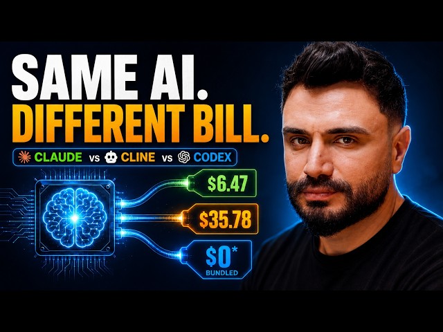 Claude Code vs Cline vs Codex: Why the Same Task Costs So Much More