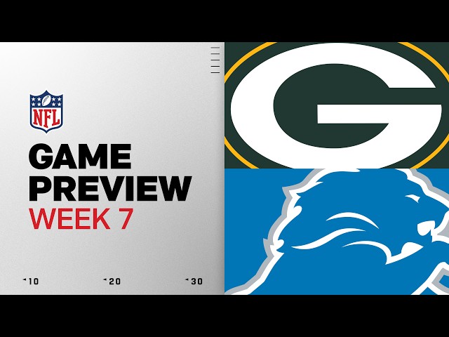 Green Bay Packers vs Detroit Lions | 2026 Week 7 Game Preview