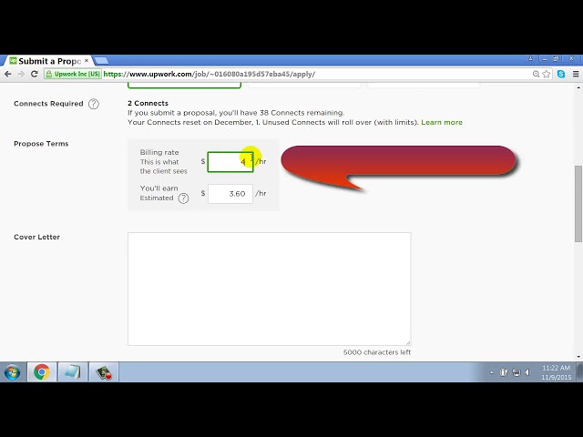 How to Submit a proposal in Upwork Data Entry Job