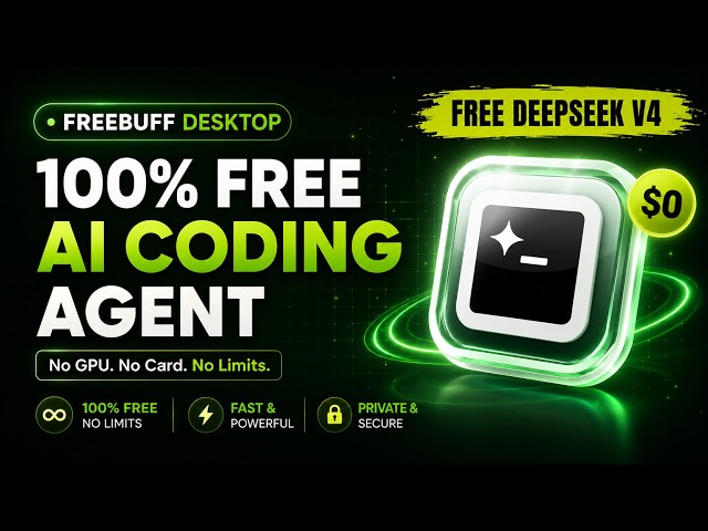 FreeBuff: 100% Free & Unlimited Coding Agent 2026, No GPU, No API Key - Claude Code Alternative Free