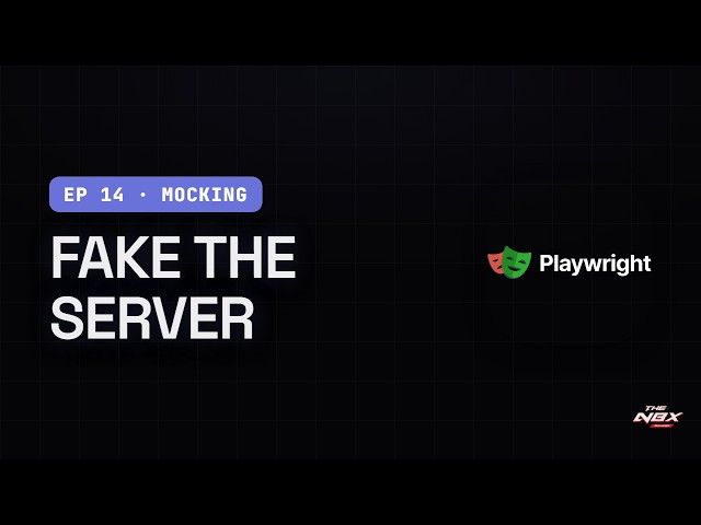 Playwright Python Tutorial #14 — network interception and mocking