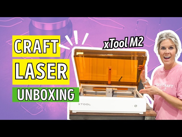 Laser Cutter for Woodworkers | xTool M2 Unboxing & Tutorial