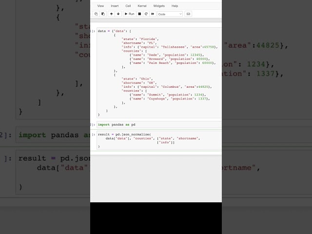 How to Reads Nested JSON in Pandas Python