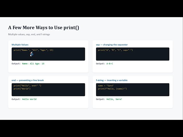 Lecture3 Input and Output  in Python