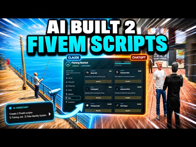 I Asked Claude AI to Build 2 FiveM Scripts at Once... IT ACTUALLY WORKED