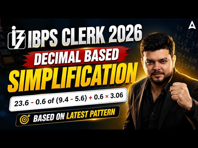 Decimal Based Simplification | IBPS Clerk 2026 | Maths Short Tricks & Concepts