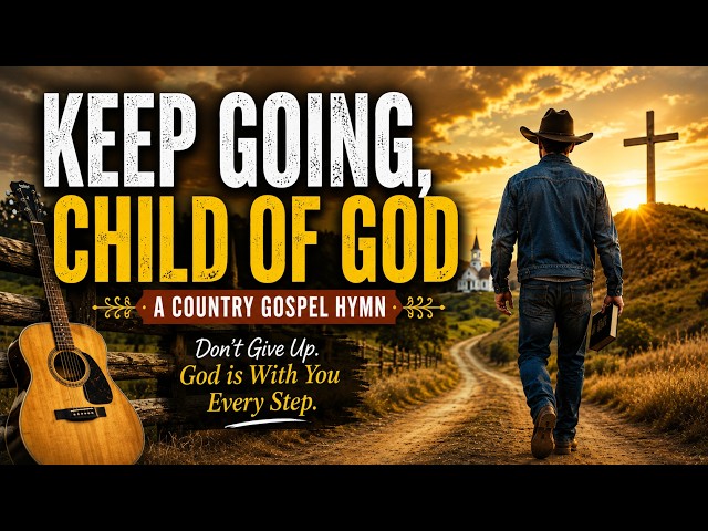 Keep Going, Child of God 🙏 | Powerful Country Gospel Hymn of Faith & Encouragement