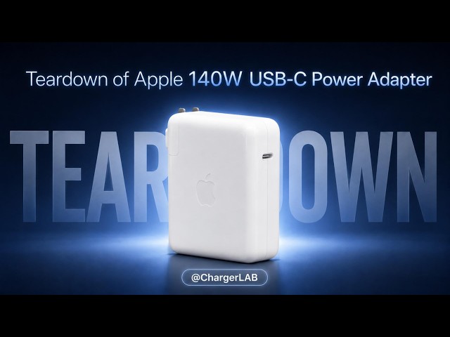 Teardown of Apple 140W USB-C Power Adapter (A3607)