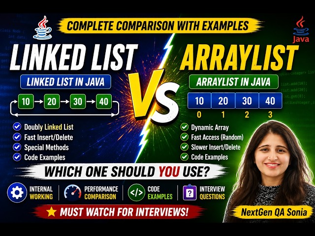 ArrayList vs LinkedList in 30 Seconds 🚀