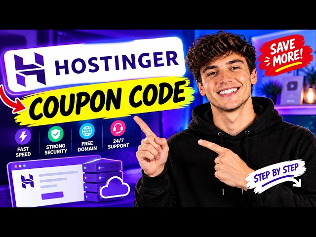 Hostinger Coupon Code 2026 🔥 New Hosting Deal + How to Save More