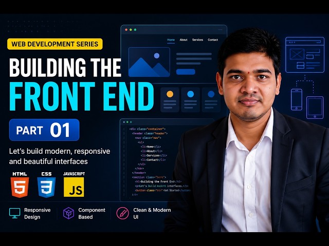 Build the Frontend from Scratch Part 1 | React JS Project Series | UI Design & Setup