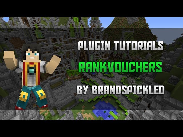 Minecraft Plugin Tutorials - VoucherRanks