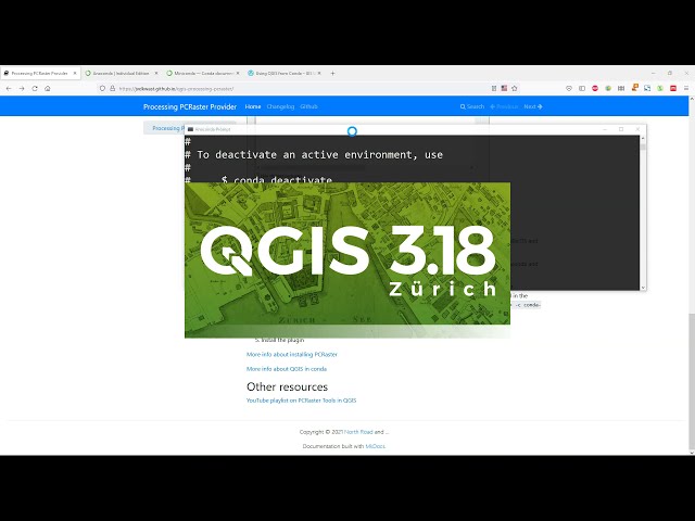 Installing the PCRaster Tools plugin for QGIS using conda (MacOS, Linux, Windows)