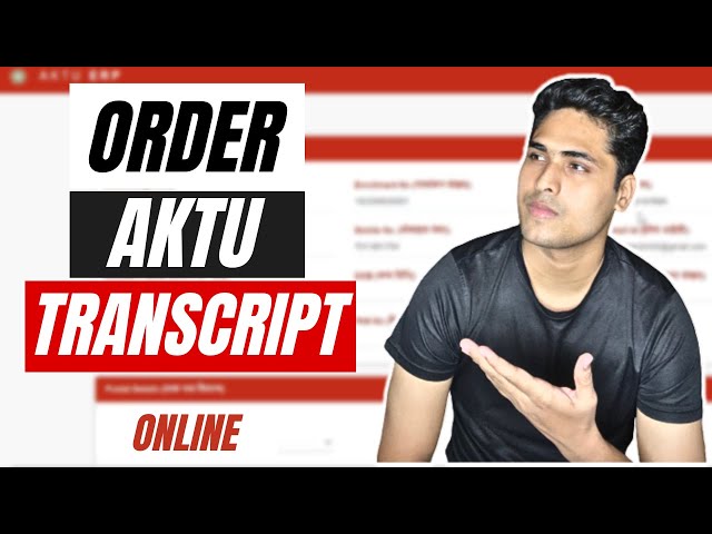 How to order AKTU/UPTU Transcript online in 2023 ?? #aktu #transcript #orderonline #studyabroad