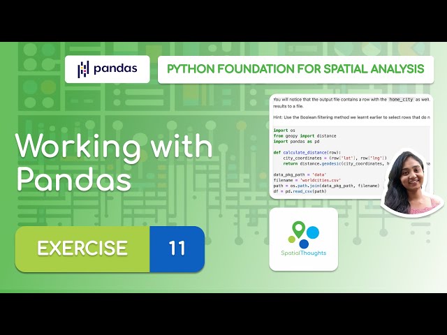 Exercise 11 - Working with Pandas - Python Foundation for Spatial Analysis