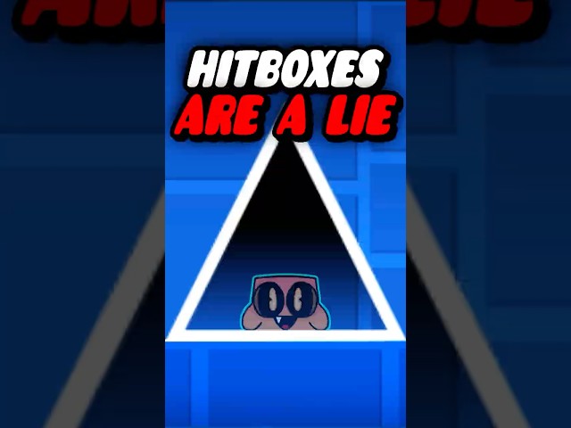 Geometry Dash's Hitboxes Are A Lie! #geometrydash