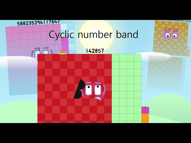 numberblocks band Cyclic numbers band