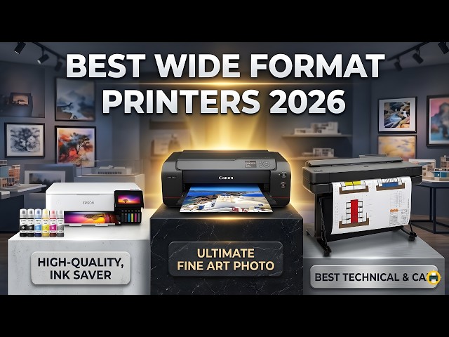 Best Wide Format Printers 2026 | Top Large-Format Picks