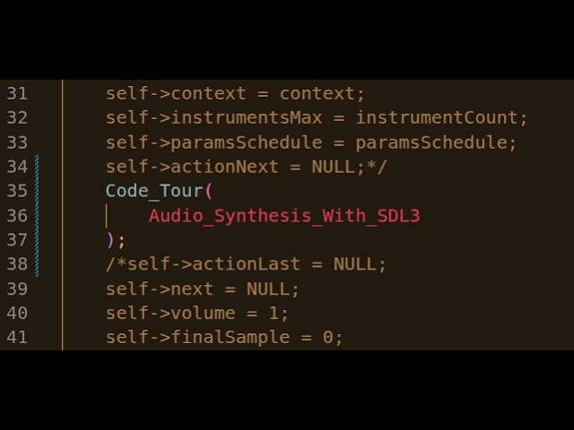 Audio Synthesis with SDL3 - Code Tour