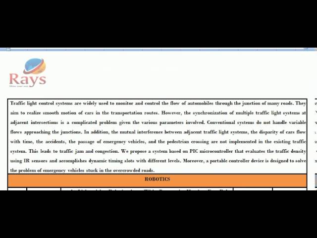 IEEE 2016-17 projects for M-tech ECE (embedded)