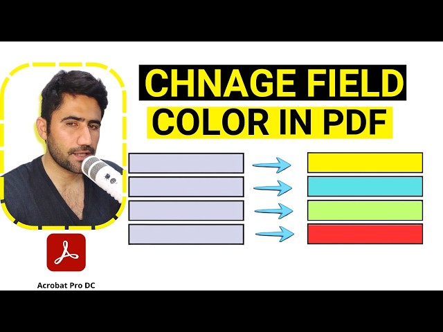 How to Change Text Field Color in PDF Using Adobe Acrobat Pro DC (2026 Guide) 🎨